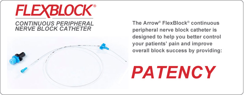 la - anesthesia - pain management - flexblock - patency