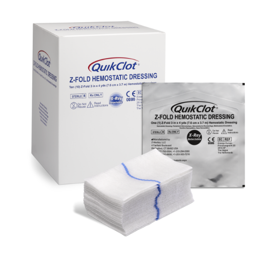 QuikClot EMS bleeding control system