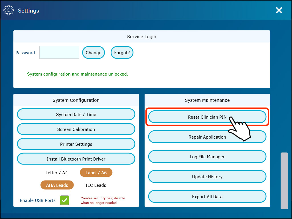 INSTSET_3-1-4_Reset-Clinician-Pin